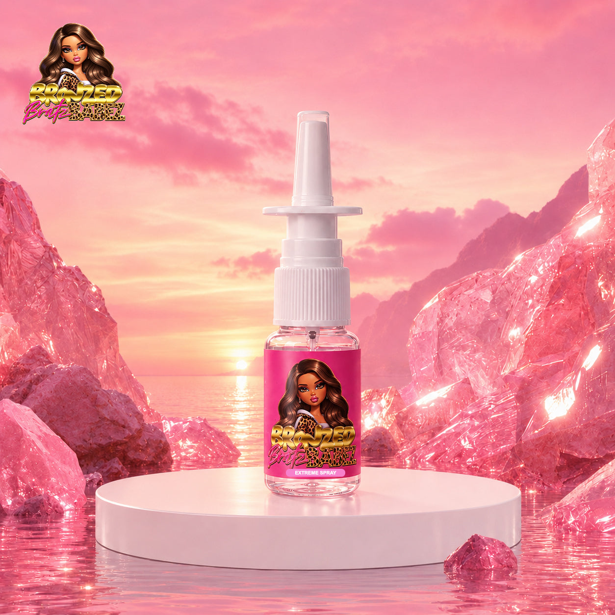 Bronzed Bratz Babez tanning nasal spray